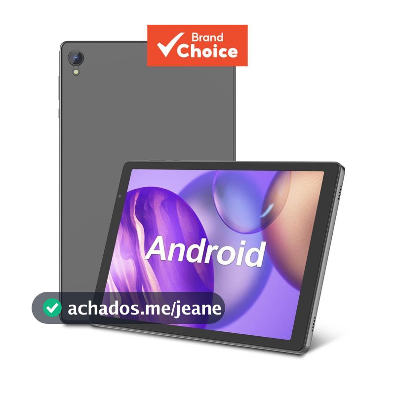 FITIFUN Tablet Android 14 de 10,0 polegadas (2 GB de RAM/32 GB de armazenamento); suporta Wi-Fi 6 5G; capa resistente a