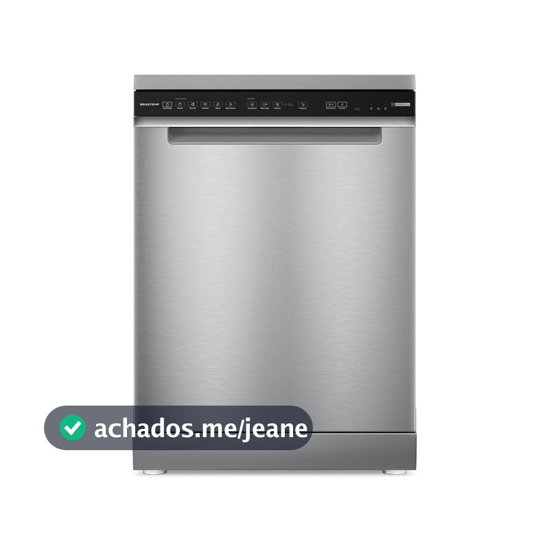 Lava-louças 15 Serviços Brastemp cor Inox com Smart Sensor - BLF61AR