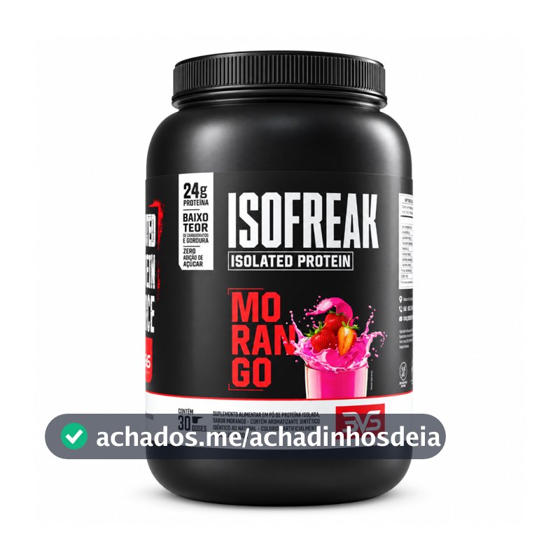 Whey Isolado Isofreak Fórmula Avançada Com 25g De Proteína Por Dose - 900g - 3VS Nutrition