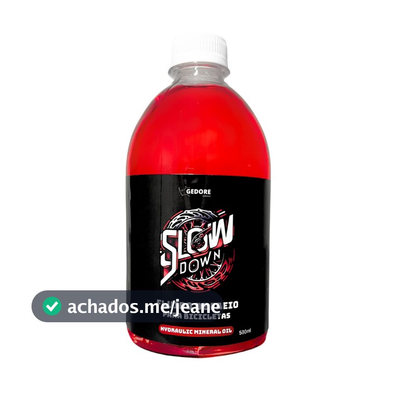 Óleo Mineral Freio Hidráulico Disco Bike Slow Down 500ML