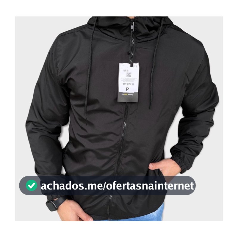 CORTA VENTO MASCULINO FORRADO ACADEMIA TREINO IMPERMEAVEL