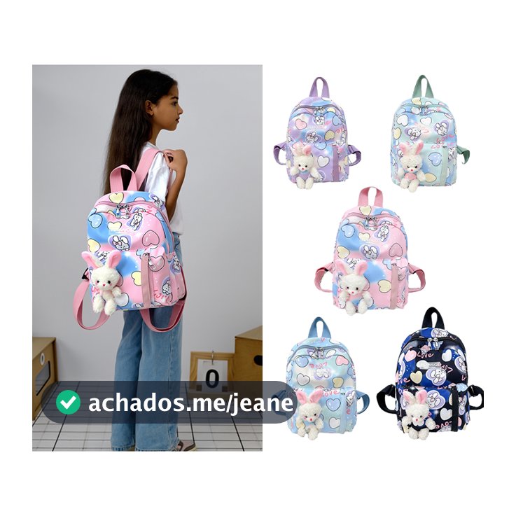 Mochilas escolares infantis, mochilas escolares para meninas, mochilas escolares de coelho, mochilas escolares de desenh
