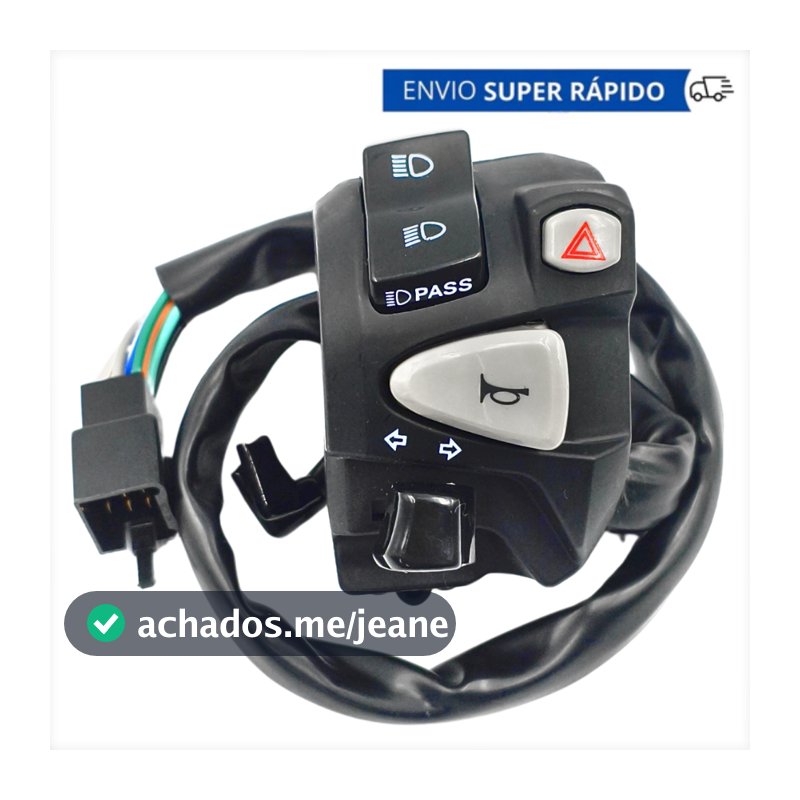 Punho Chave de Luz Com Lampejador Honda Cg Titan Fan Start 125 150 160 2014 A 2023 Modelo Nc 750 Cb 650