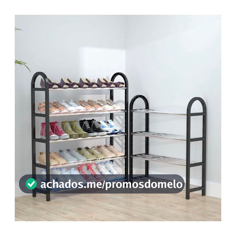 Sapateira 4 ou 5 Andares Multiuso Desmontável Organizadora Multiuso Sapatos Livros Brinquedos