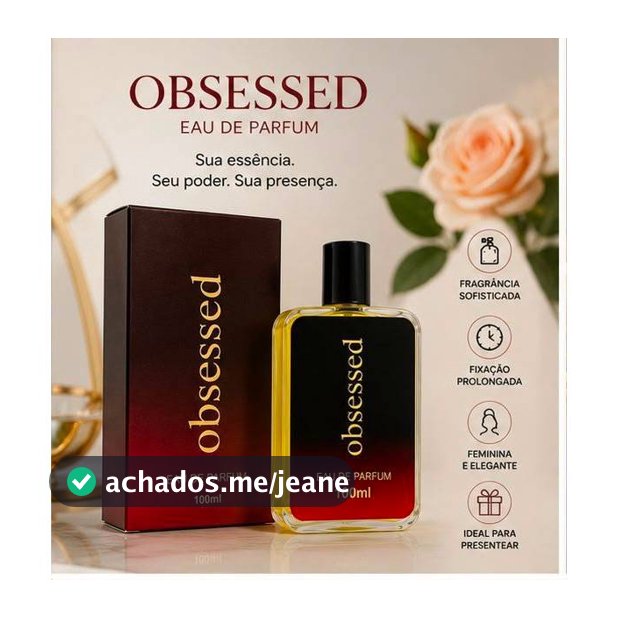 Perfume Obsessed Eau de Parfum 100ml Unissex Fragrância Marcante Longa Duração