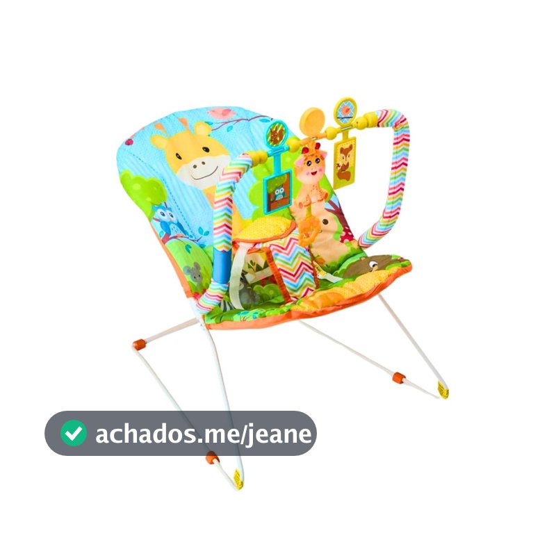 Cadeira de Descanso Bebê Vibratória Musical July Replay Kids