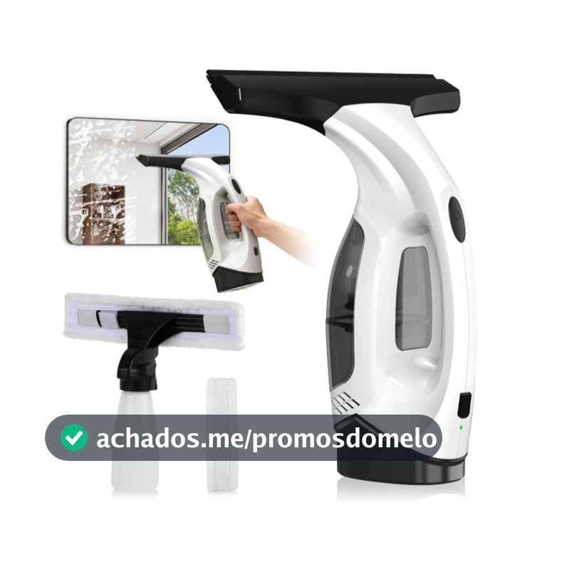 Limpador De Vidro Elétrico , Purificador De Janela Portátil Recarregável E Altamente Eficiente