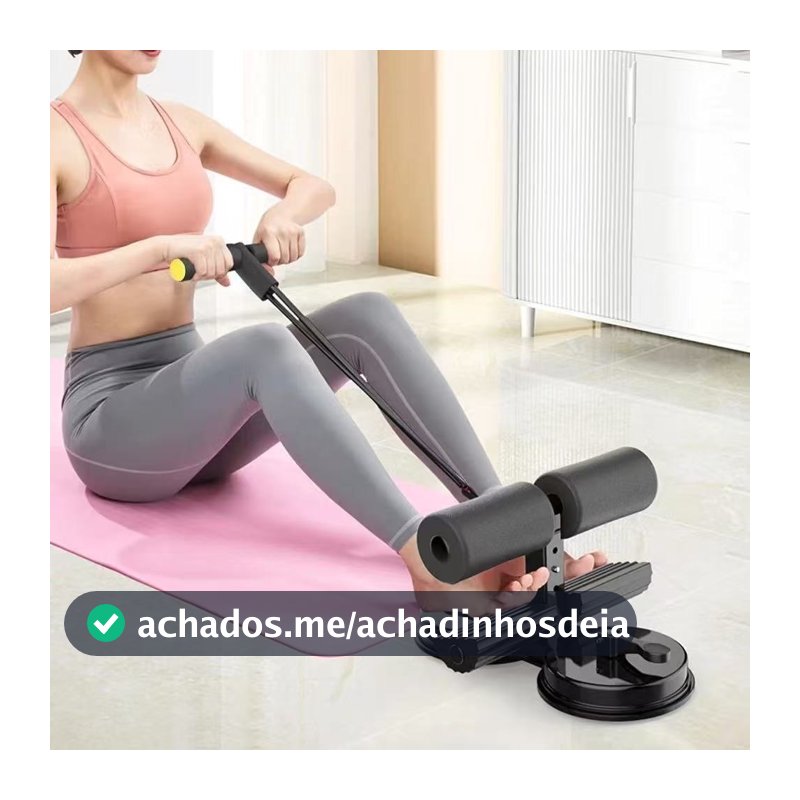 Sit-Up de chão, equipamento de exercício de abdômen, com ventosa poderosa-V2--1951