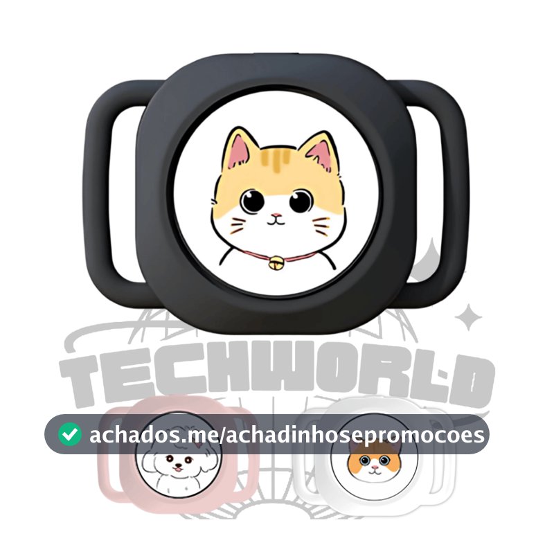 Rastreador Pet Inteligente com Coleira – Compatível com Apple Find My (iPhone, iPad, Mac) | MM-ATP