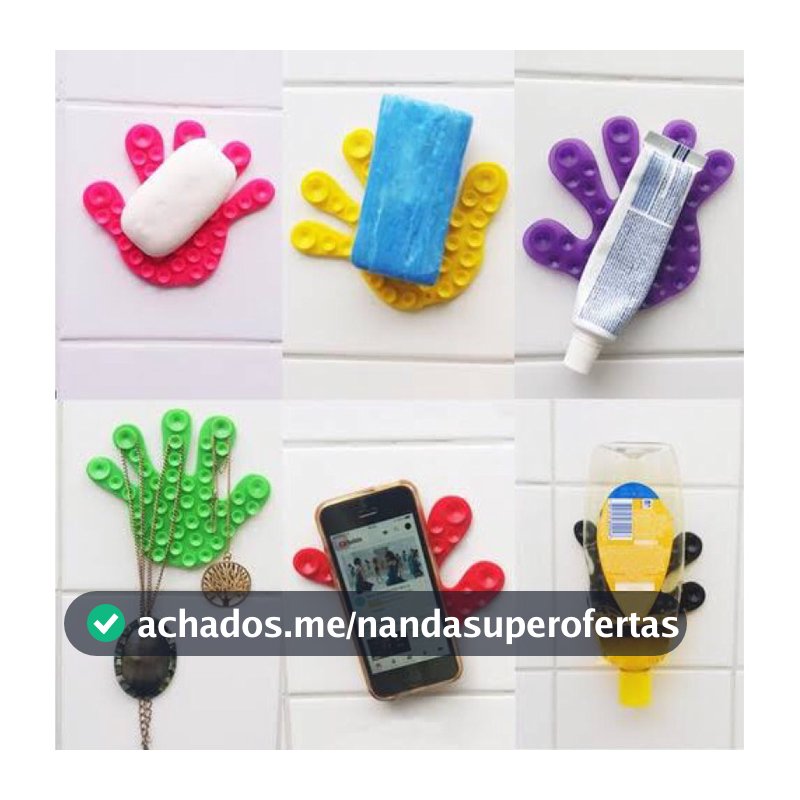 Ventosa Multiuso - Saboneteira /Porta Shampoo / Suporte para celular etc