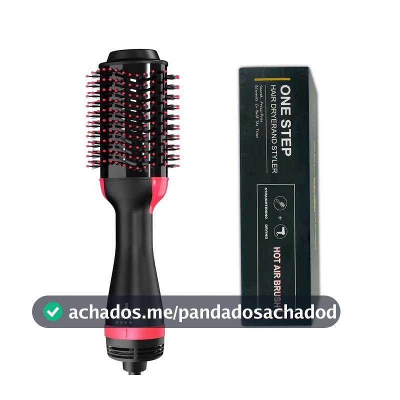 Escova Secadora Alisador Elétrica Quente Cabelo Com 3 Em1 Hair Styler APENAS 110V Jimmystore