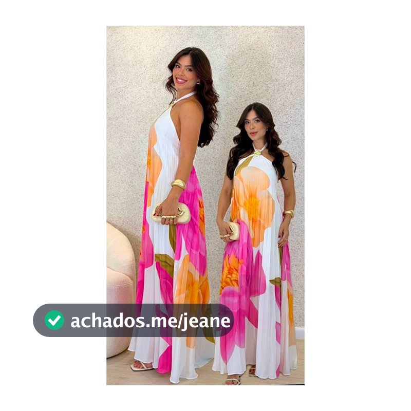 Vestido Longo Plissado com Forro Floral Frente Única Feminino Elegante Costas Abertas Verão