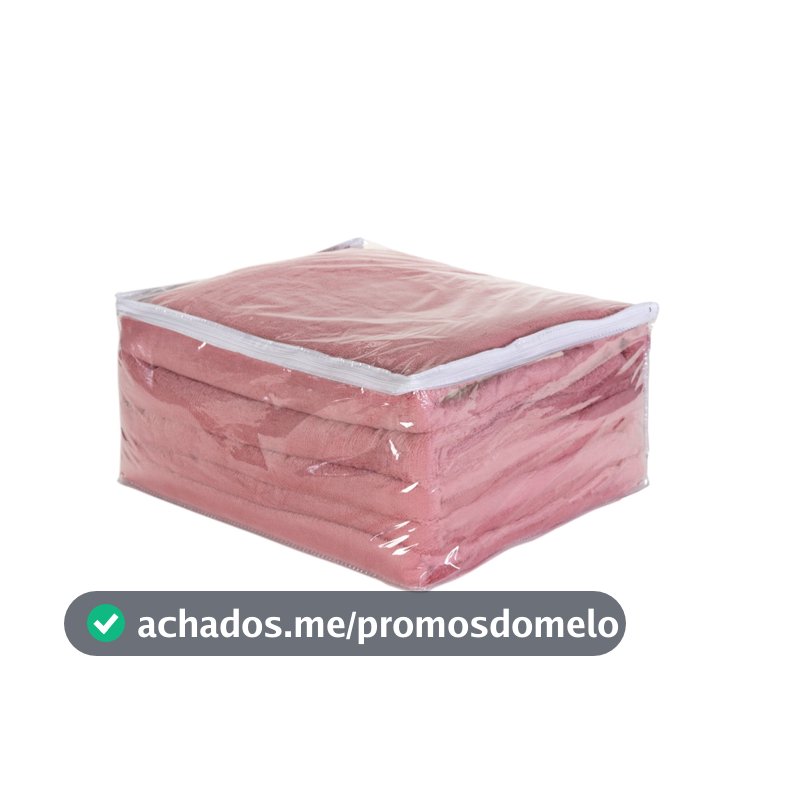 Kit 10 Saco Organizador Closet Edredom Cobertor C/ Ziper