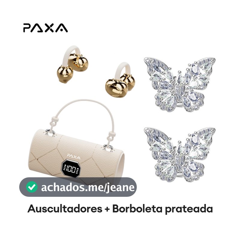 PAXA X22 Fones De Ouvido Bluetooth Baixa Latência Som Hi-Fi ANC Cancelando Ruíd IPX5 Bluetooth6.0