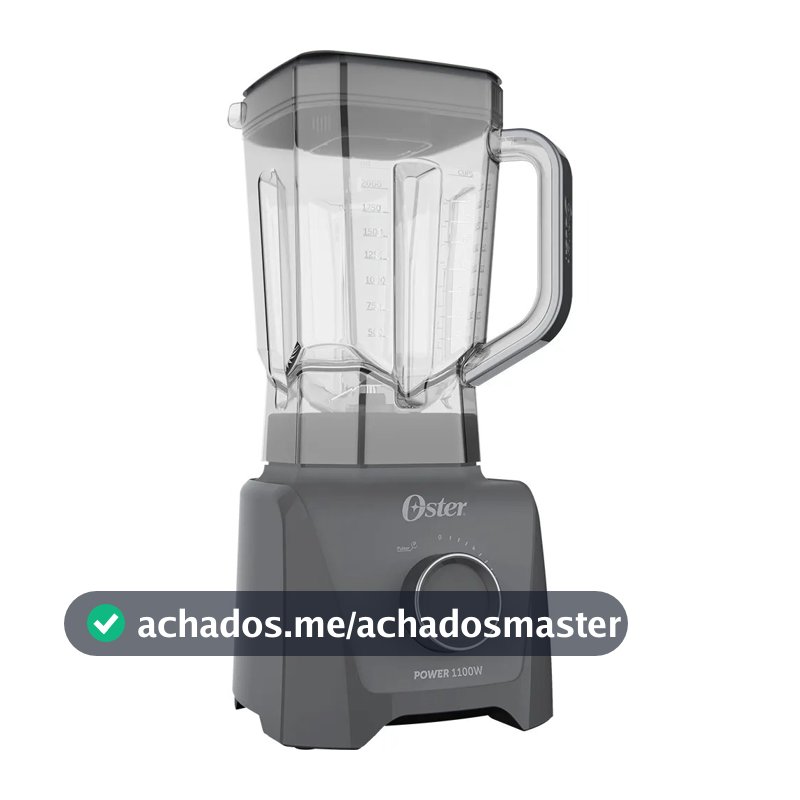 Liquidificador Oster 3,2 Litros 12 Velocidades Cinza - 220v