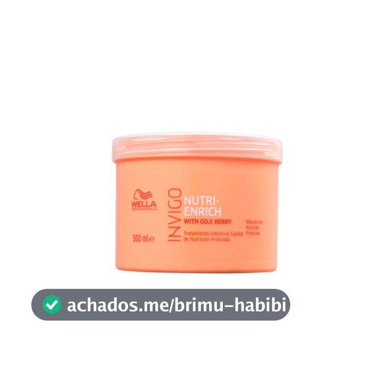 Máscara Invigo Nutri-Enrich 500ml - Wella Professionals