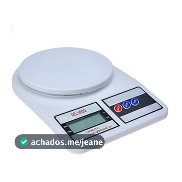 Balança Digital de Cozinha Confeitaria SF-400 Até 10 kg Escala 1 grama Artigo de Cozinha