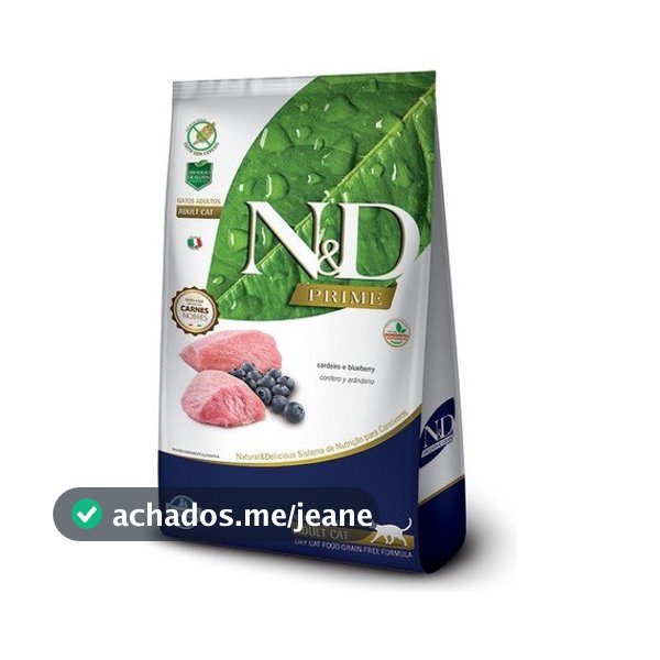 N&D Prime Gato Cordeiro 7,5kg