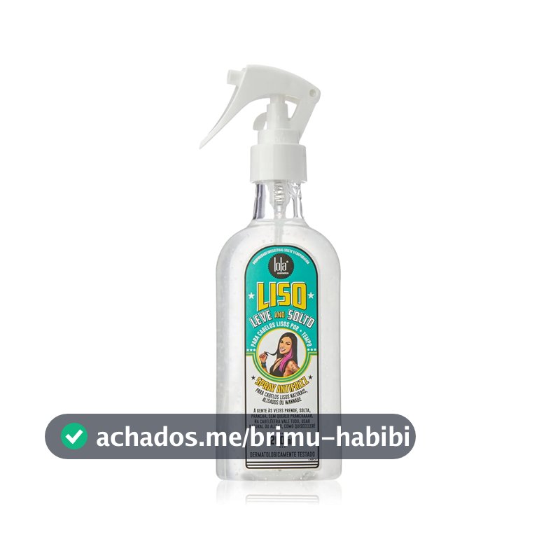 Spray Lola Cosmetics Liso, Leve and Solto de 200mL