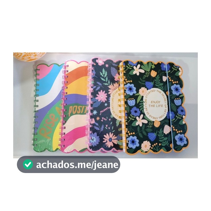 Caderno A5 Positive Uniso Papelaria Fofa