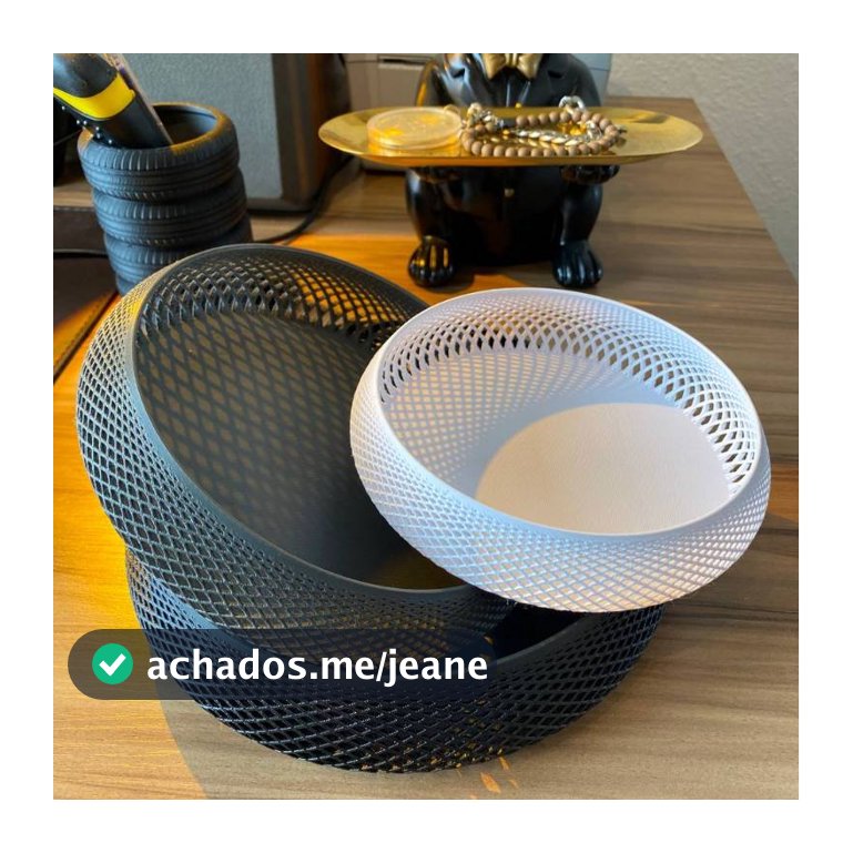 Cesto de Decoraçao Porta Objeto Organizador de Mesa Porta treco Decorativo Moderno Elegante