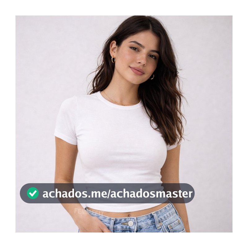 Blusa Slim Fit Feminina Baby Tee Manga Curta Compressão Academia
