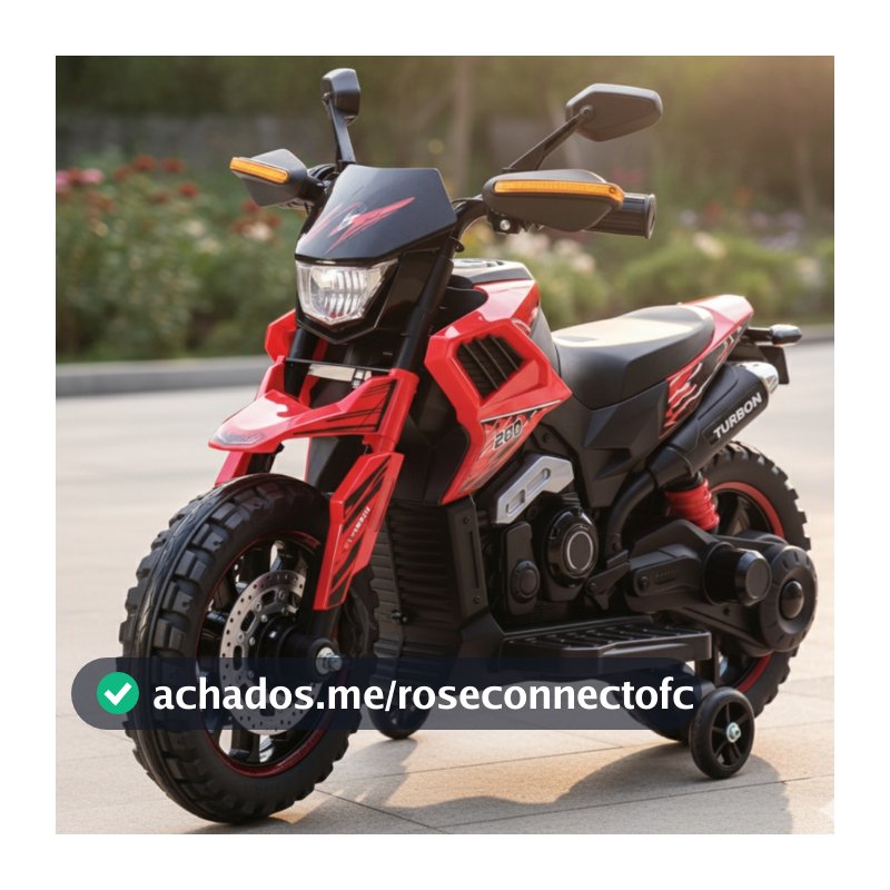 Moto Elétrica Infantil 6V com Farol de LED Sons e Músicas Divertidas