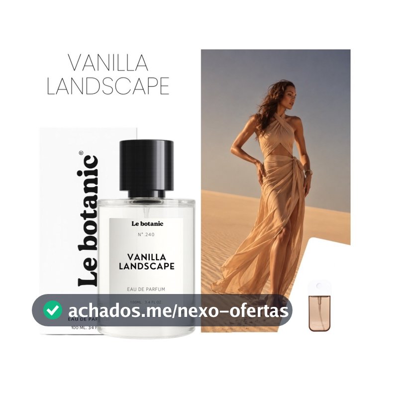 Perfume Vanilla Landscape - Le botanic - Alta Fixação