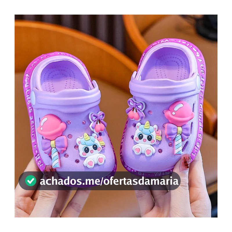 Babuche Infantil Sandálias infantis Meninos Meninas Bebê Desenhos Animados EVA Leve Antiderrapante chinelos Banheiro