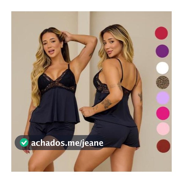 Pijama Baby Doll Sexy Short Doll Feminino Com Renda Roupa De Dormir Linha Noite Lingerie Sexy
