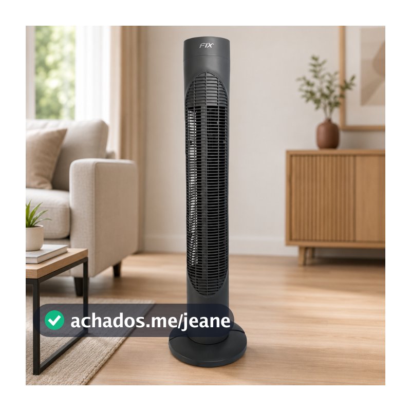 Ventilador De Coluna Silencioso Circulador De Ar Potente 127V/220V