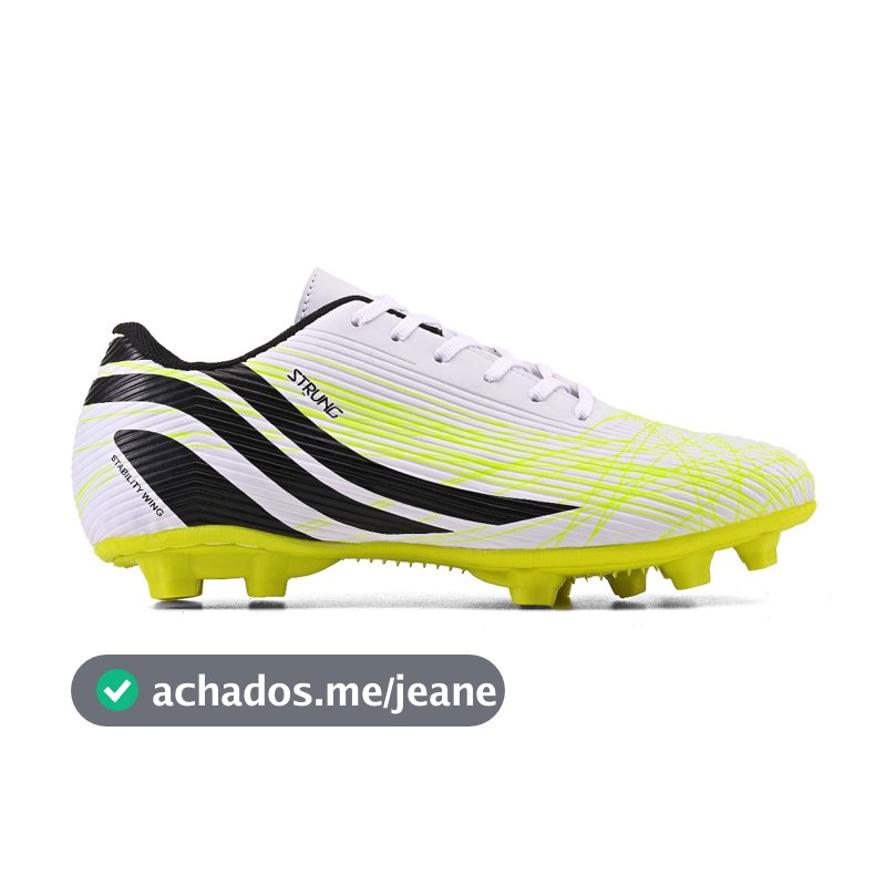 Chuteira de Campo Chuteira Chuteira Campo Masculino Costurada Reforçada Promoção
