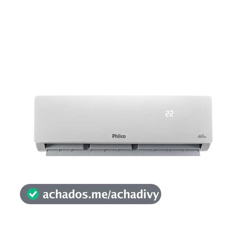 Ar Condicionado Philco 12000 BTUs Philco PAC12FC -Split, Eco Inverter, Frio, Interno+Externo, 220V