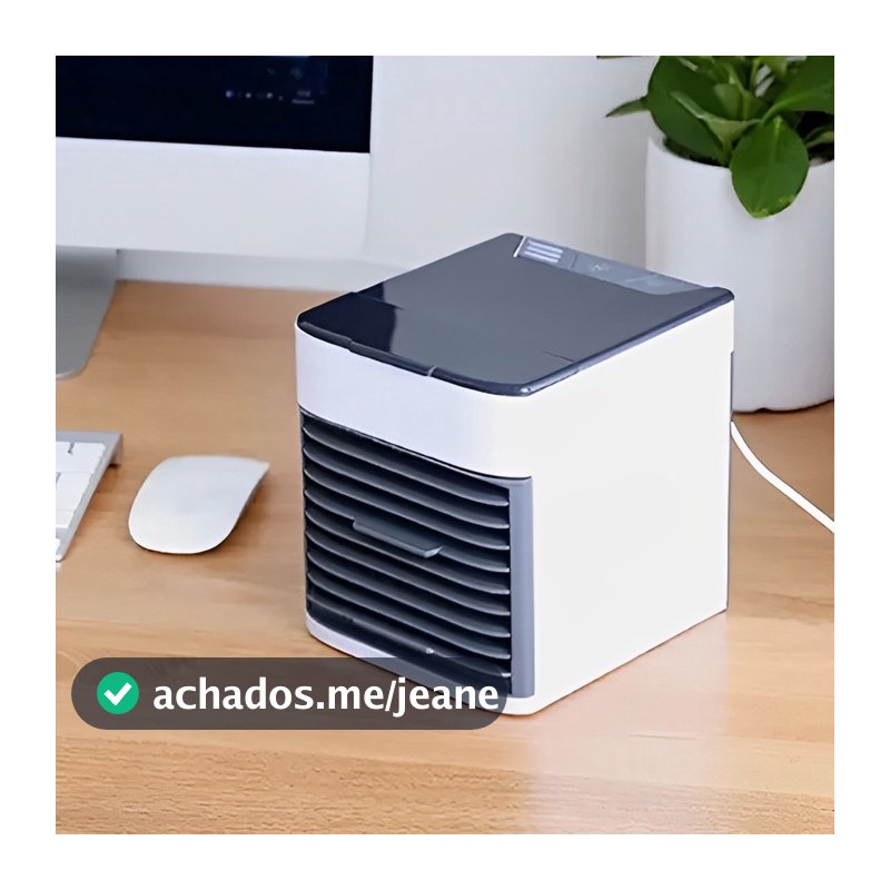 Mini Ar Condicionado Resfriador Portatil Air Cooler Umidificador Climatizador USB Original