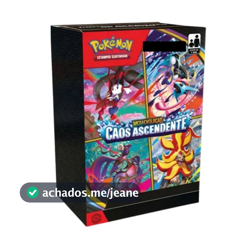 Cartas Pokémon Caos Ascendente ME04 Kit 10/20/50 Cartas Sortidas | Opção Brilhante