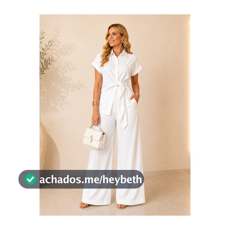 Conjunto Marrant Feminino Conjunto Alfaiataria Marrant Feminino Calça e Blusa Roupa Ano Novo Roupa Natal