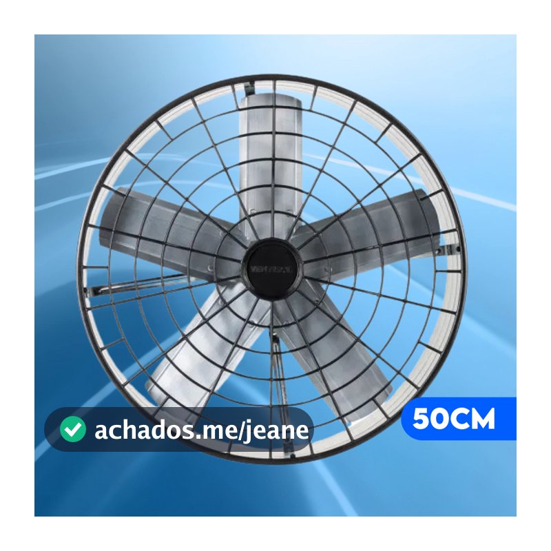 Exaustor Ventilador Industrial 50cm Axial Com Reversão Premium Parede Ventisol Cozinha Área Gourmet