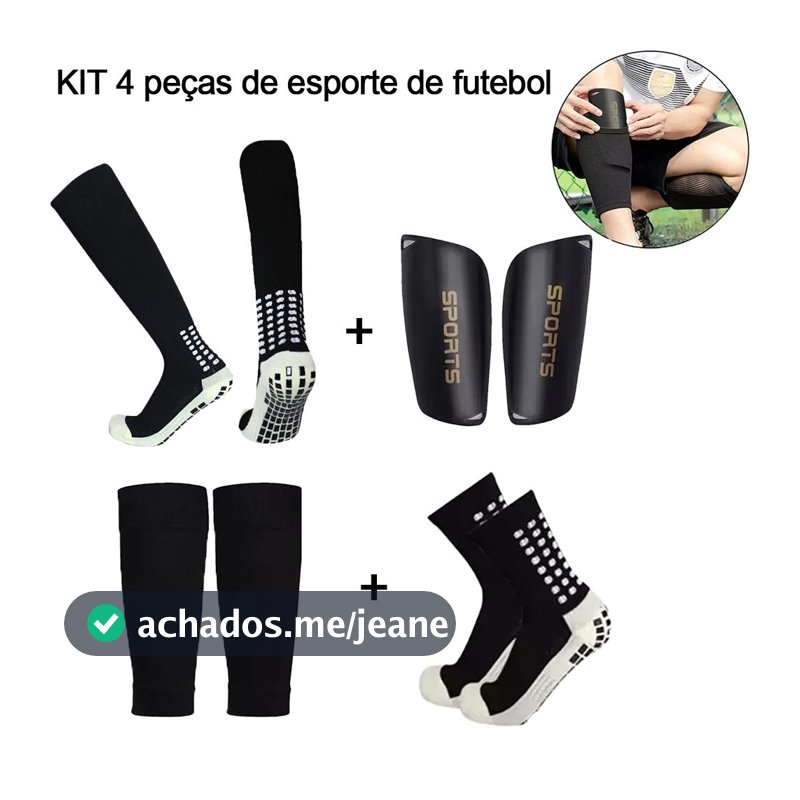 KIT 3/4-Combinação De Meias Esportivas De Futebol