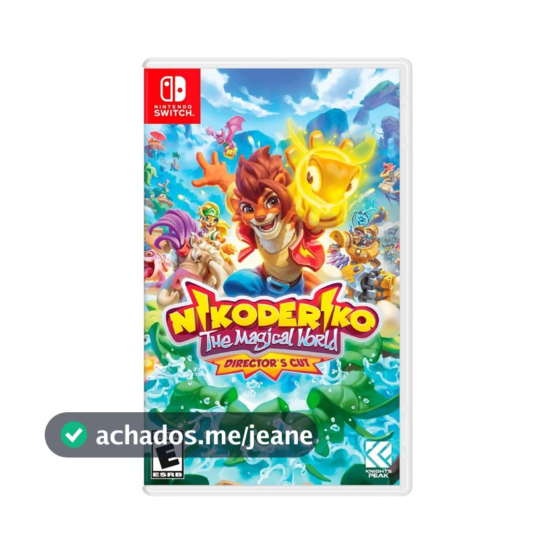 Nikoderiko The Magical World Directors Cut Switch Midia Fisica