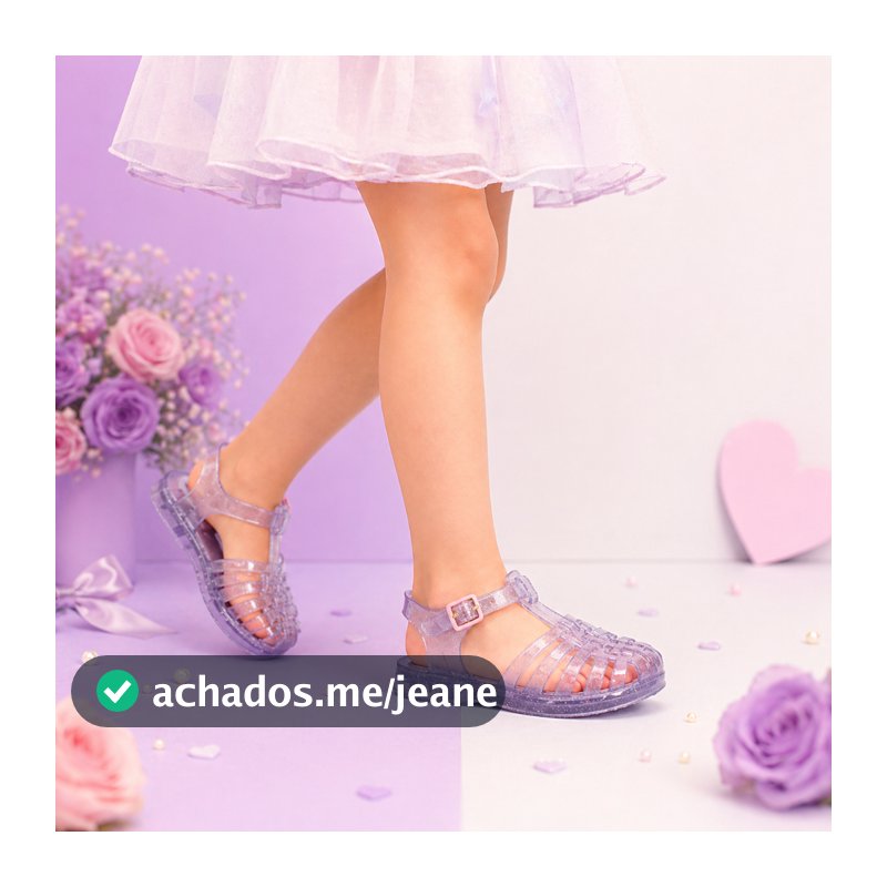 Sandália Baby MEL Fechada Do 17 Ao 24 Confortável Sensação Oferta Promoção Envio Imediato