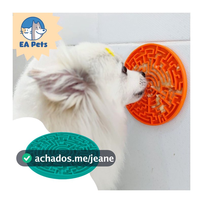 Tapete de Lamber Com Ventosas Da Pet Games Labirinto Divertido E Saudável Brinquedo Cão Cachorro