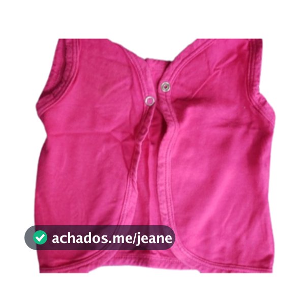 Colete Infantil Menina Rosa RN