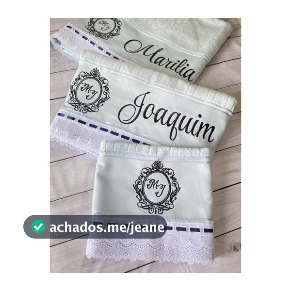 Jogo de Toalha de banho bordada/toalha banho personalizada/kit toalha banho bordada