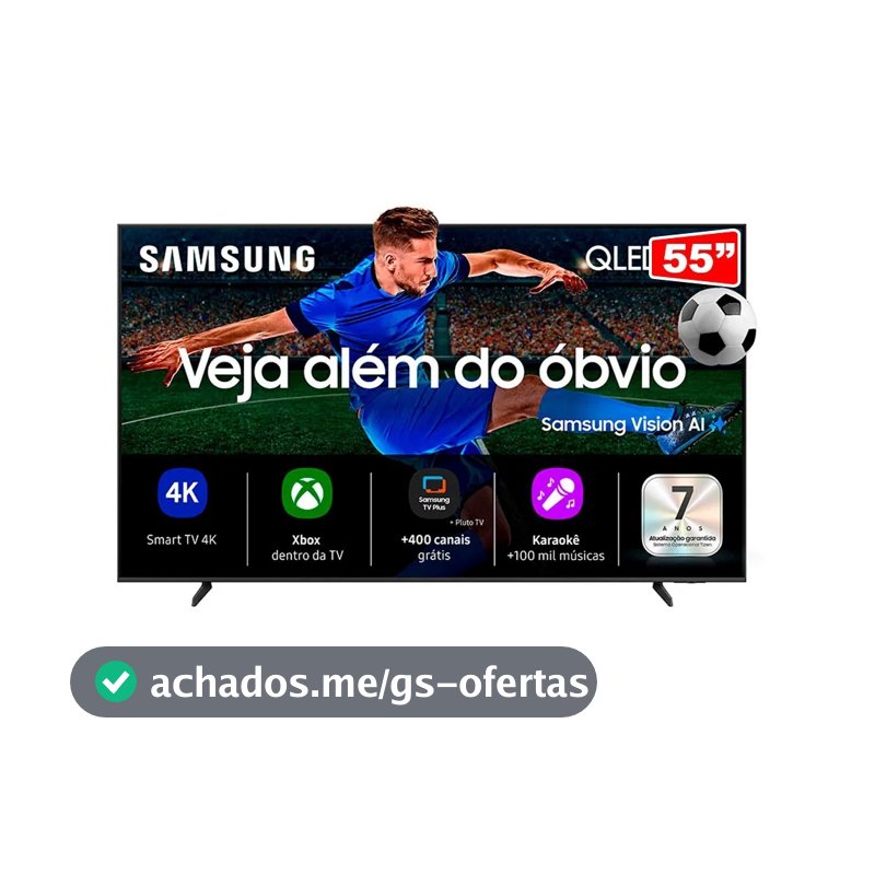 Smart Tv Samsung 55" QLED UTRA 4k Vision Ai QN55QEF1 HDR 130W