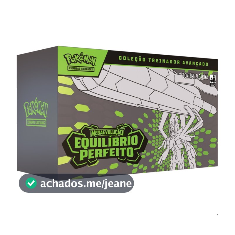 BOX COLEÇÃO TREINADOR AVANÇADO ETB MEGA ZYGARDE EX EQUILÍBRIO PERFEITO ME3 POKÉMON TCG BOOSTER CARTA