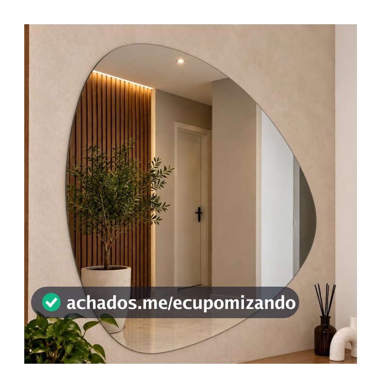 Espelho Organico Abstrato Tendencia em Decoração Elegante Chique Luxo Menor Preço
