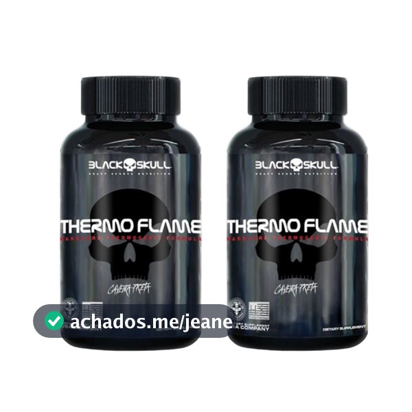 TERMOGÊNICO THERMO FLAME 60 CAPS - BLACK SKULL