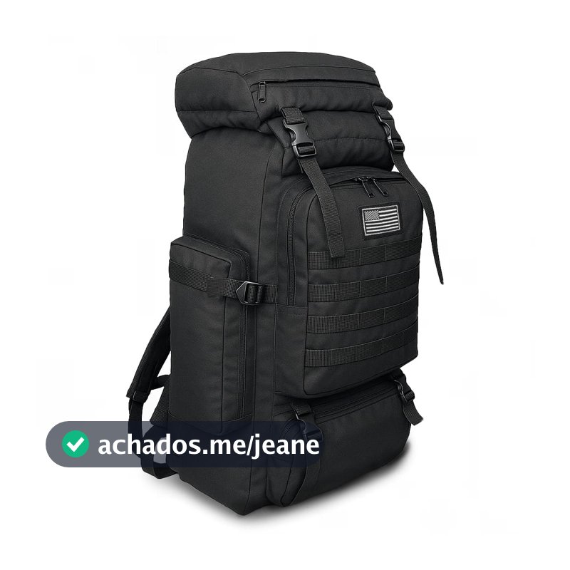 Mochila Tática Militar 80l Reforçada Impermeável Cargueira Camping Trilha Acampar