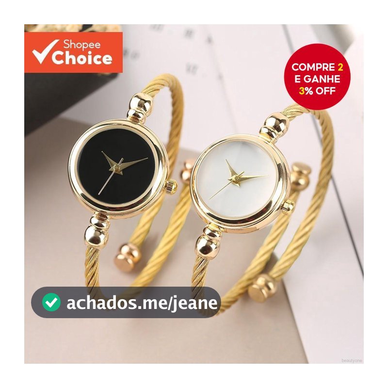 Relógio De Pulso De Quartzo Retrô De Aço Inoxidável Com Pulseira Pequena Para Moda Feminina