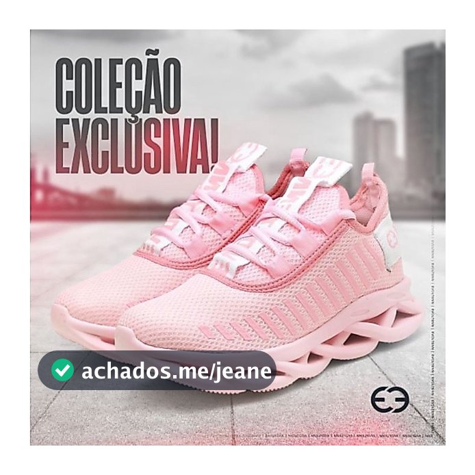 Tênis Para Caminhada Feminino Academia Trança Confortável Leve Novidade